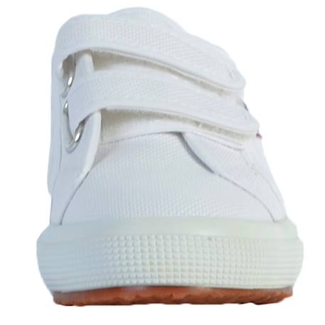 Baskets basses  à scratch Blanc+Sunflower favorio 4 - vertbaudet enfant 
