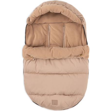 Nid d'ange passe sangle puffed biscuit (groupe 0+) Marron+Noir 1 - vertbaudet enfant 