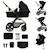 Poussette MOOV 2 4 en 1 avec Siège 2 en 1 Transformable, MINK PRO i-Size, Travel System et Roues EVA Beige+Gris+Noir 13 - vertbaudet enfant 