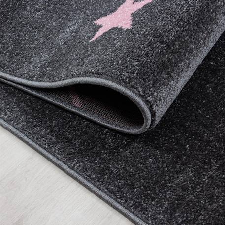 Tapis enfant tissé kid stars Rose 3 - vertbaudet enfant 