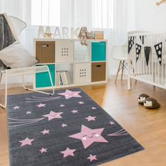Linge de maison et décoration-Décoration-Tapis-Tapis enfant tissé kid stars
