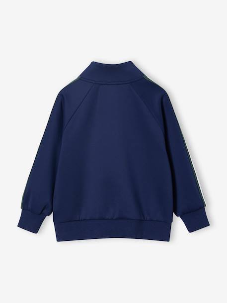 Sweat garçon manches longues col montant marine 4 - vertbaudet enfant 