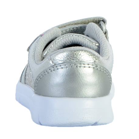 Baskets basses  à scratch Argent 3 - vertbaudet enfant 