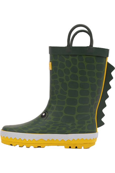 Bottes de pluie enfant Vert / jaune 3 - vertbaudet enfant 