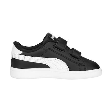 Baskets basses  à scratch Noir blanc 1 - vertbaudet enfant 