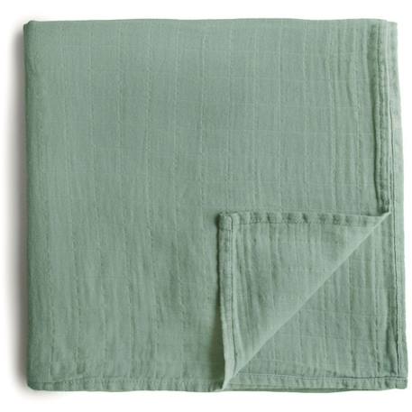 Maxi lange en coton sage (120 x 120 cm) Vert d'eau 1 - vertbaudet enfant 
