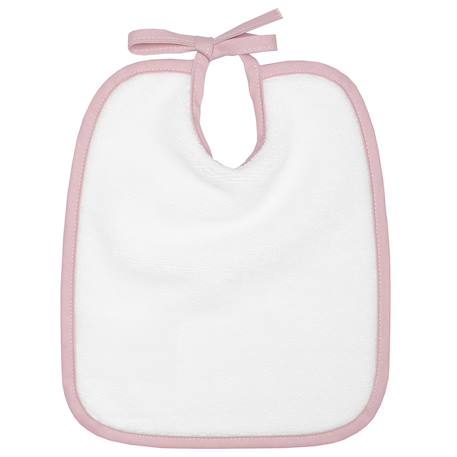 Bavoir à nouer en gaze de coton Jeanne Made in France Beige+Blanc+Bleu+Camel+Écru+Rose+Terracotta+Vert de gris 23 - vertbaudet enfant 