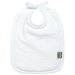 Puériculture-Bavoir à nouer en gaze de coton Jeanne Made in France
