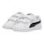 Baskets basses  à scratch Puma blanc noir aqua rouge 5 - vertbaudet enfant 