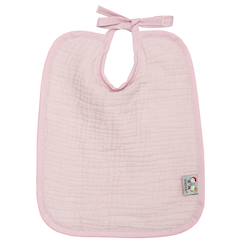 Puériculture-Bavoir à nouer en gaze de coton Jeanne Made in France