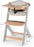 Chaise Haute Évolutive ENOCK 3 en 1 avec Coussin Inclus, Assise Réglable et Bois de Hêtre Massif Stable Blanc+Gris+Noir 11 - vertbaudet enfant 