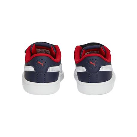 Baskets basses  à scratch Marine puma blanc rouge+Noir blanc 4 - vertbaudet enfant 
