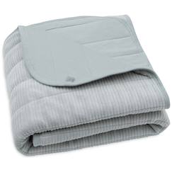 Couverture en jersey velvet rib sea green (75 x 100 cm)  - vertbaudet enfant