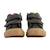 Baskets montantes  à scratch Anthracite+Vert foncé 5 - vertbaudet enfant 