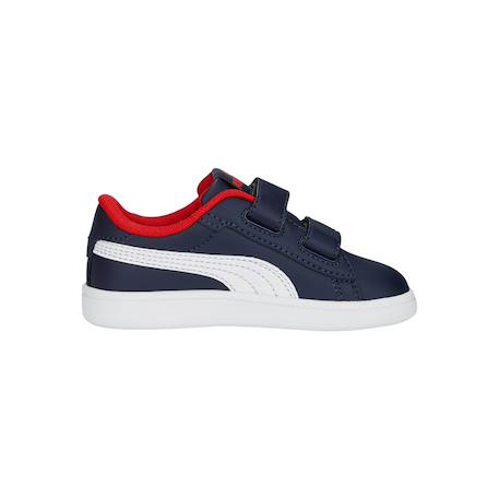 Baskets basses  à scratch Marine puma blanc rouge+Noir blanc 1 - vertbaudet enfant 