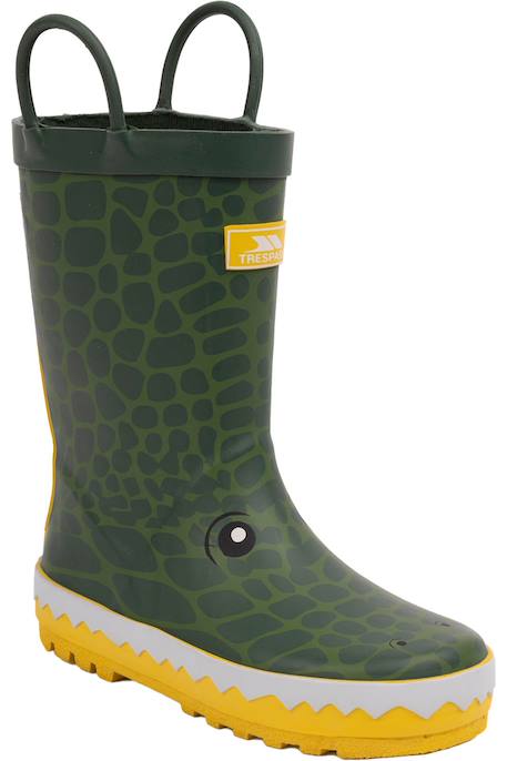 Bottes de pluie enfant Vert / jaune 1 - vertbaudet enfant 