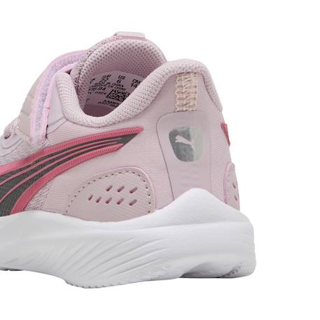 Baskets basses  à scratch Mauve magic rose blanc 4 - vertbaudet enfant 