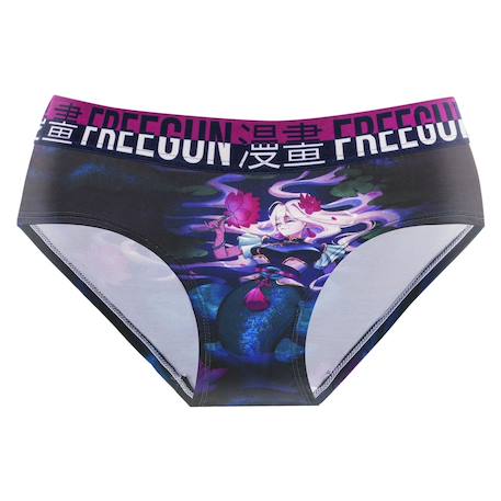 Lot de 5 culottes  fantasy Noir/rose/rouge/violet 6 - vertbaudet enfant 