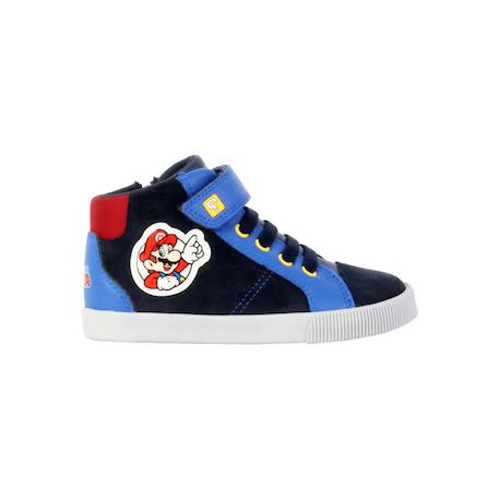 Baskets montantes à scratch Marine royal 1 - vertbaudet enfant 