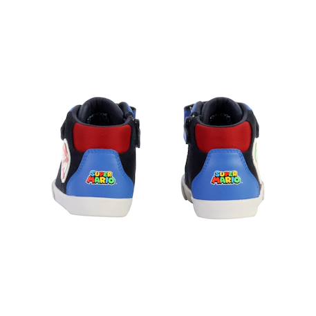 Baskets montantes à scratch Marine royal 4 - vertbaudet enfant 