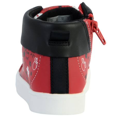 Baskets montantes  à lacets  velours T rouge 3 - vertbaudet enfant 
