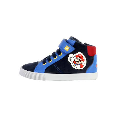 Baskets montantes à scratch Marine royal 2 - vertbaudet enfant 