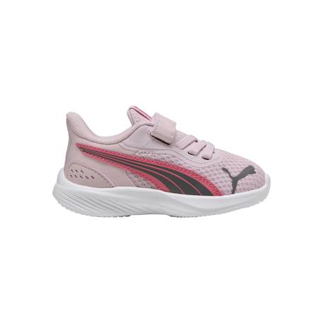 Baskets basses  à scratch Mauve magic rose blanc 6 - vertbaudet enfant 