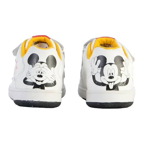 Baskets basses  à scratch Blanc   noir 4 - vertbaudet enfant 