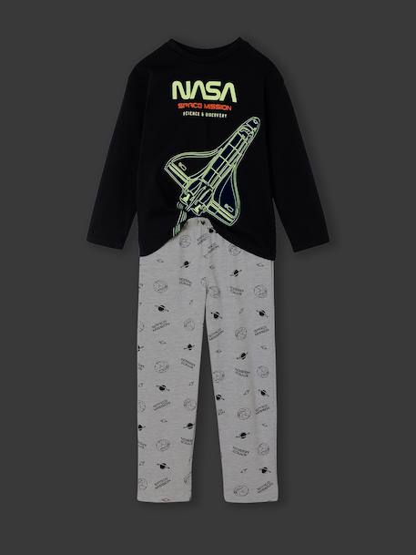 Pyjama bicolore garçon bleu nuit 2 - vertbaudet enfant 