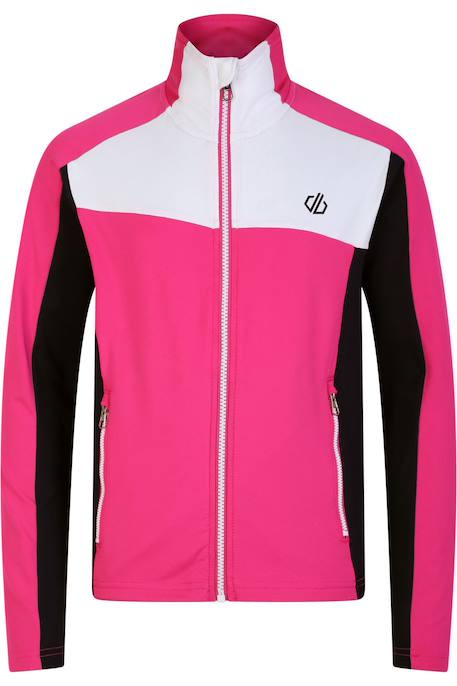 Haut de sport  emergent core Rose bonbon / noir 1 - vertbaudet enfant 