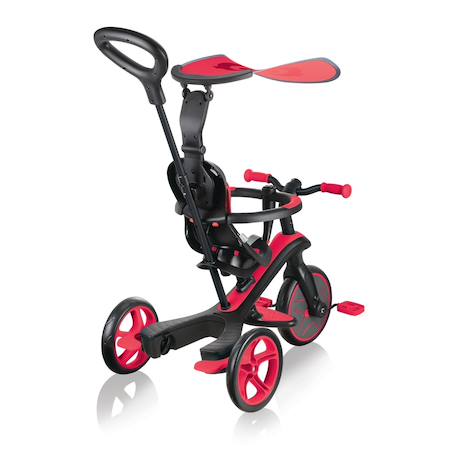 Tricycle et draisienne tout en un - trike explorer 4 en 1 Rouge 6 - vertbaudet enfant 