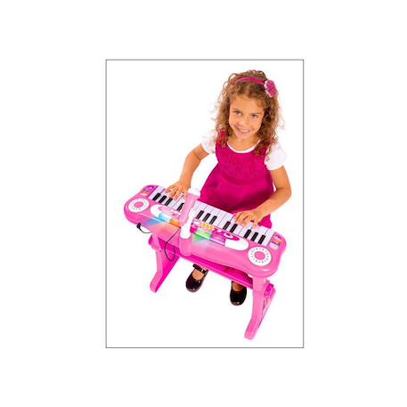 Clavier sur pied My Music World avec Tabouret Rose 5 - vertbaudet enfant 