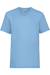 T-shirt coton valueweight Bleu ciel+Bleu marine sombre+Bleu roi+Tournesol 1 - vertbaudet enfant 