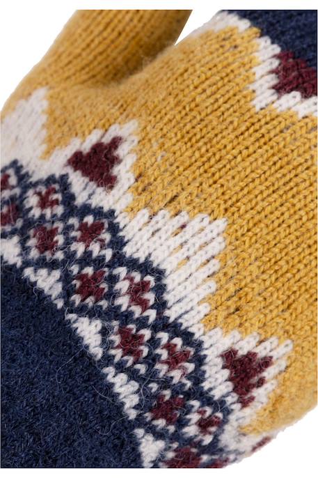 Gants de ski enfant norta Bleu marine+Rose pâle 2 - vertbaudet enfant 