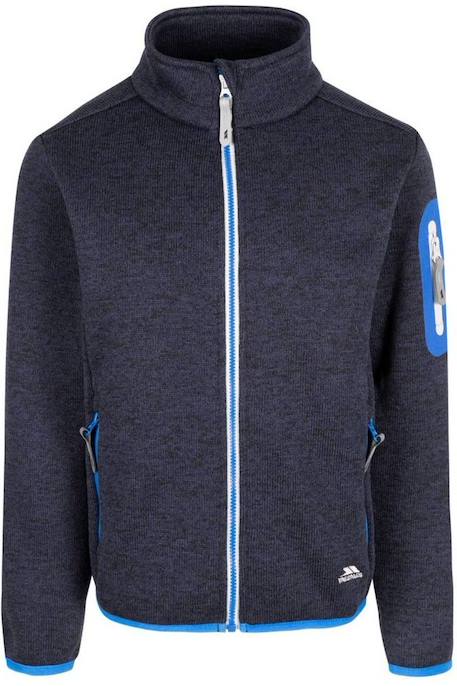 Veste  recycled cotton whisk Bleu marine+Gris pâle 1 - vertbaudet enfant 