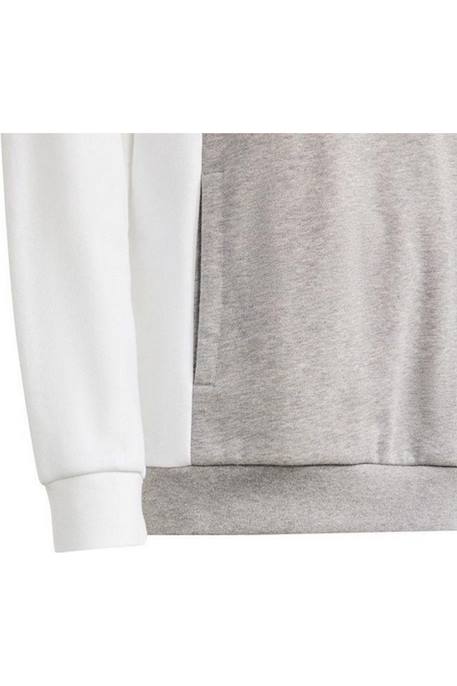Sweat à capuche coton Blanc / noir / gris 3 - vertbaudet enfant 