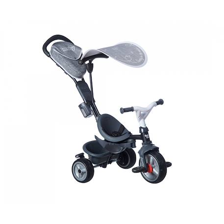 Tricycle baby driver plus gris Gris et noir 2 - vertbaudet enfant 