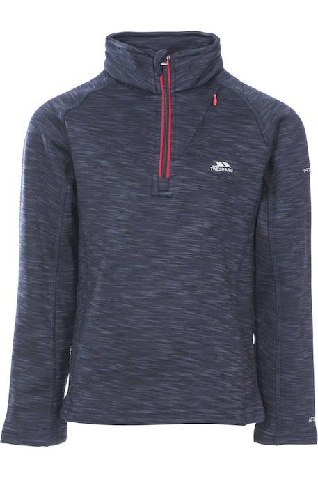 Polaire polyester edvin Bleu marine chiné 1 - vertbaudet enfant 