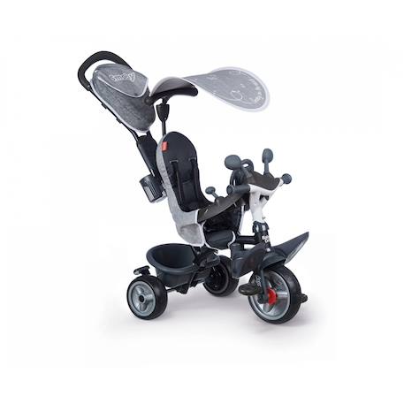 Tricycle baby driver plus gris Gris et noir 1 - vertbaudet enfant 