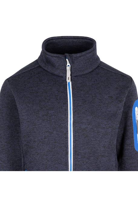 Veste  recycled cotton whisk Bleu marine+Gris pâle 3 - vertbaudet enfant 