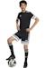 Short de Sport Enfant - Squadra 25 Blanc / noir+Bleu clair+Bleu marine+Bleu marine / blanc+Jaune+Noir+Noir / blanc+Orange+Rouge / blanc 38 - vertbaudet enfant 