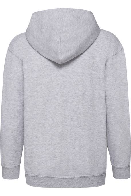 Veste à capuche coton classic Gris chiné 2 - vertbaudet enfant 