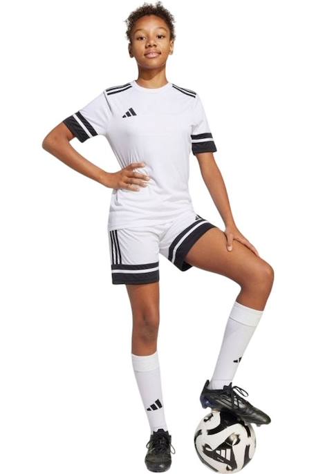 Short de Sport Enfant - Squadra 25 Blanc / noir+Bleu clair+Bleu marine+Bleu marine / blanc+Jaune+Noir+Noir / blanc+Orange+Rouge / blanc 3 - vertbaudet enfant 