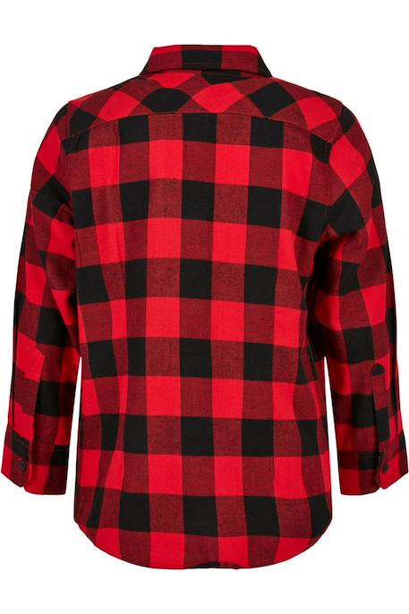 Chemise coton Noir / rouge 2 - vertbaudet enfant 