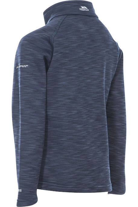 Polaire polyester edvin Bleu marine chiné 2 - vertbaudet enfant 