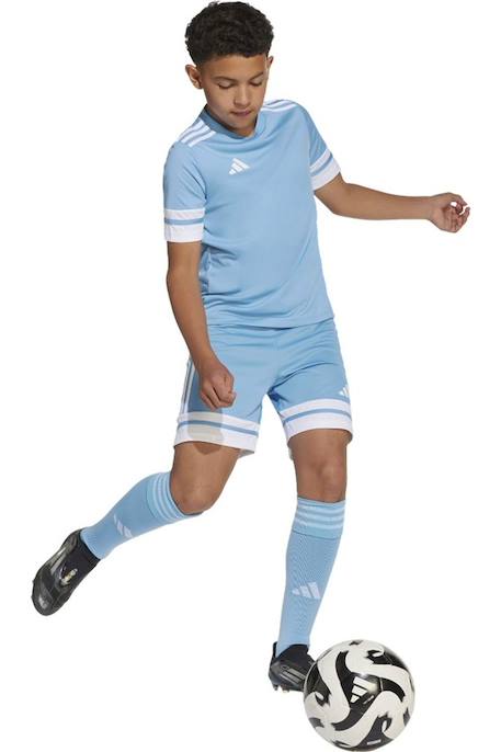 Short de Sport Enfant - Squadra 25 Blanc / noir+Bleu clair+Bleu marine+Bleu marine / blanc+Jaune+Noir+Noir / blanc+Orange+Rouge / blanc 12 - vertbaudet enfant 