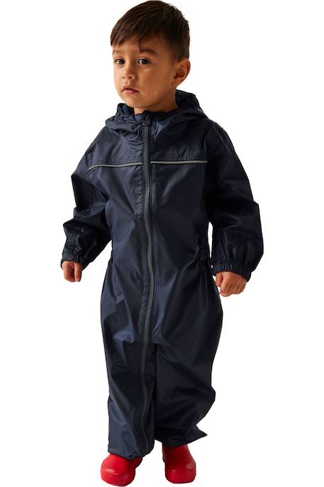 Professional combinaison de pluie bébés  paddle Bleu marine+Rouge 4 - vertbaudet enfant 