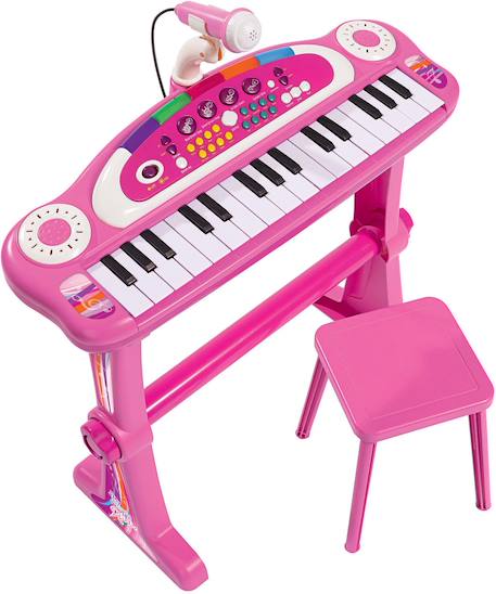 Clavier sur pied My Music World avec Tabouret Rose 1 - vertbaudet enfant 