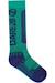 Chaussettes de ski coton Vert vif / denim sombre 1 - vertbaudet enfant 