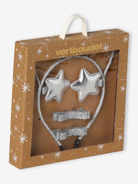 Coffret d'accessoires pour les cheveux argent 1 - vertbaudet enfant 